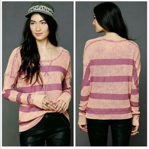 Free People Green Rugby Thermal